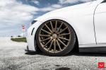 BMW 3-Series Sedan Alpine White on Vossen Wheels (VFS2) 2017 года